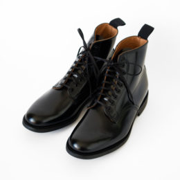 4レ-スアップブ-ツ MILITARY DERBY 1824 Black・画像