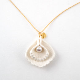 ホワイトシェル ネックレス・画像