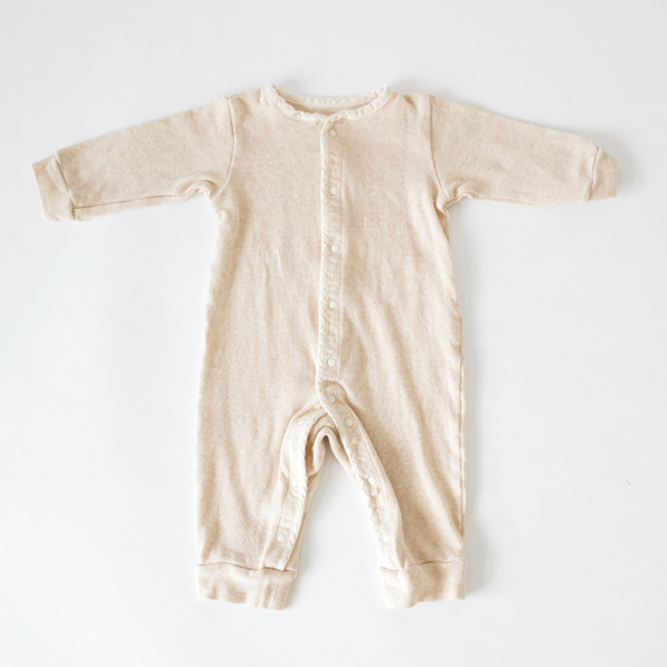 オ-ガニックコットン天竺ベビ-ロンパ-ス・画像