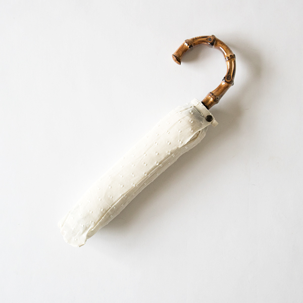 IVORYレディ-ス折りたたみ日傘 ドット織・画像