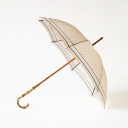 NAVYレディ-ス長傘 ヴィンテ-ジストライプ・画像