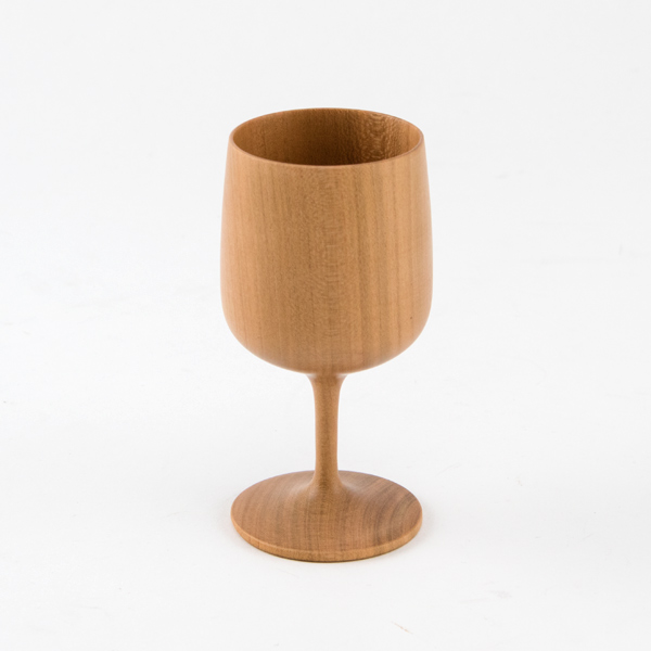 さくら木製ワイングラス URAHA 裏葉・画像