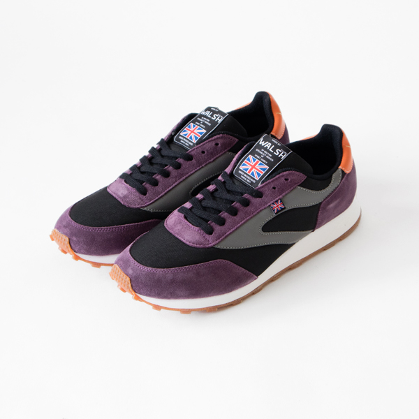 6/25cmWALSH スニ-カ- Horwich BLK／PLUM／GRY・画像