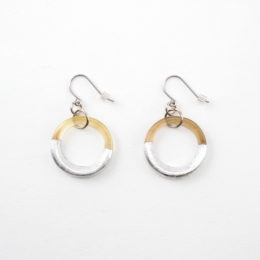 SHINY GREY 【別注】CIRCLE ピアス・画像