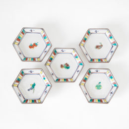 果実文豆皿 5枚セット・画像