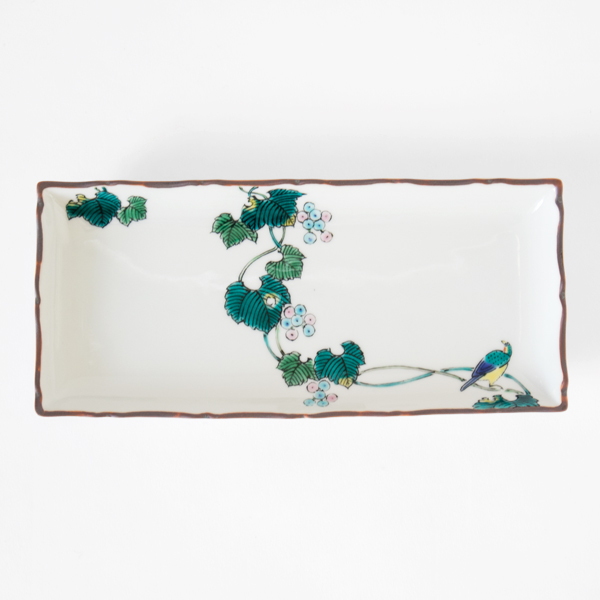 蔦にとり 長皿・画像