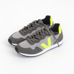 36.0VEJA ランニングシュ-ズ SDU SILVER JAUNE FLUO・画像