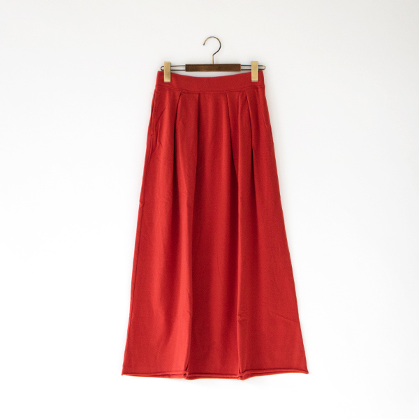 ORANGE BROWNSHERRY シルクミニ起毛 ロングスカ-ト・画像