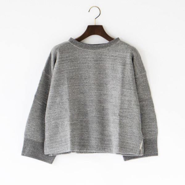 BLACK MELANGEMIA 裏毛プルオ-バ-・画像