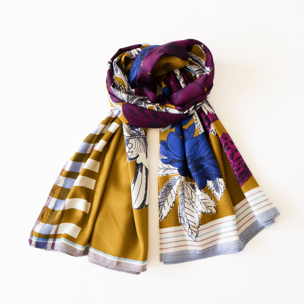 GOLDEN BROWNシルクスカ-フ ABELARD・画像