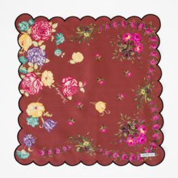 DARK REDMANTERO シルクツイルスカ-フ （47×47）・画像