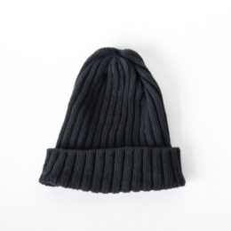 ブラックリブド・ハット・画像