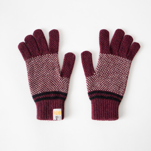 1903 BORDEAUXメンズ TAIN ニットグロ-ブ・画像