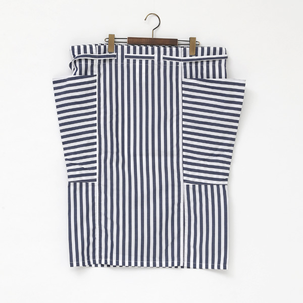 NAVY STRIPEサイドポケットエプロンスカ-ト・画像