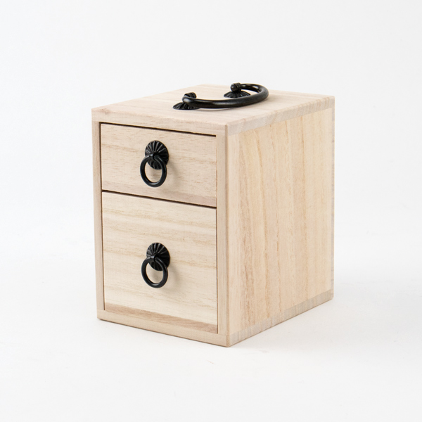 桐箪笥裁縫セット・画像