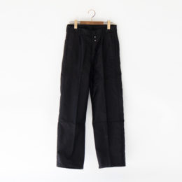 2ユニセックス TRADITIONAL WORKER TROUSERS ワ-クパンツ NOIR・画像