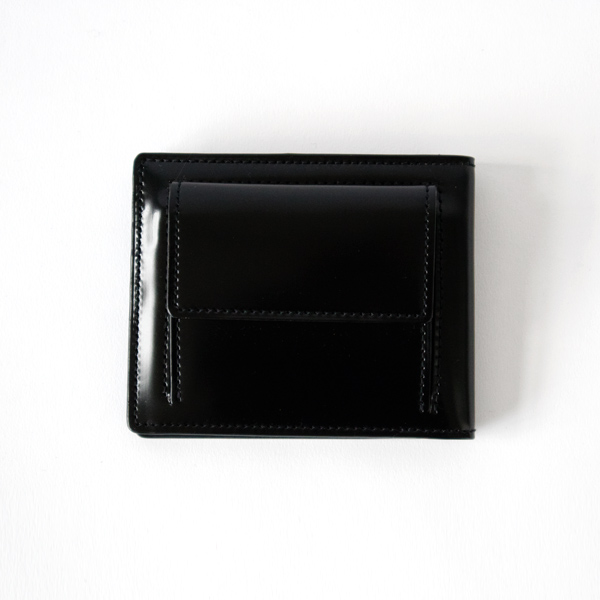 BLACKCORDOVAN BILLFORD WALLET W/COIN PURSE・画像