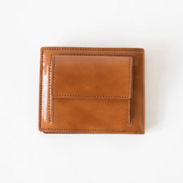 WHISKYCORDOVAN BILLFORD WALLET W/COIN PURSE・画像