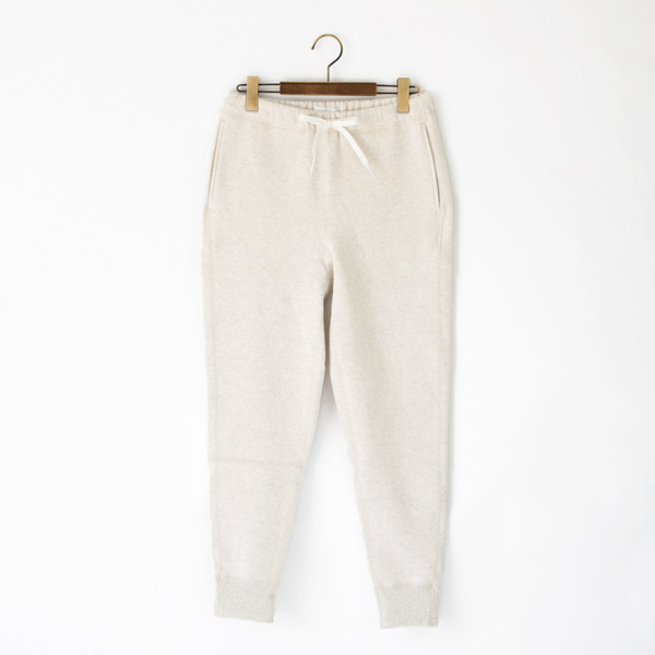 Sユニセックス 裏毛スウェットパンツ OATMEAL・画像