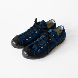 23-24cmSHELLCAP LOW HAND DYE INDIGO/BLACK・画像