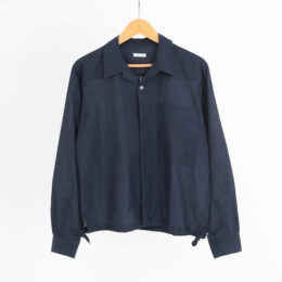 ネイビ-traveller ユニセックスシャツ・画像