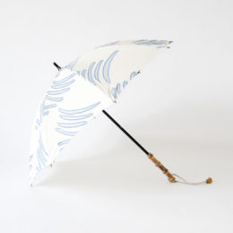 BLUEレディ-ス晴雨兼用長傘 夏の風・画像