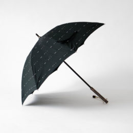 BLACK【受発注】晴雨兼用長傘 雨のドビ-・画像