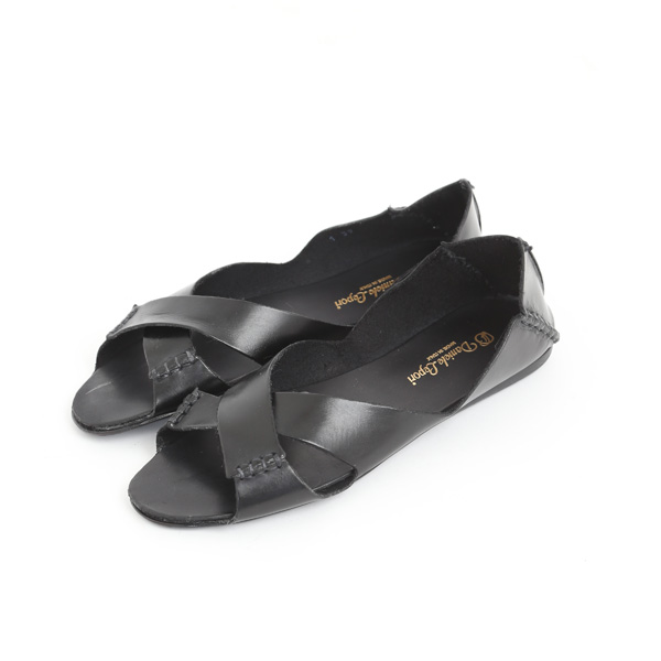 BLACK 38フラットサンダル・画像