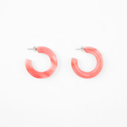 Bright Pinkピアス Kate Hoops・画像