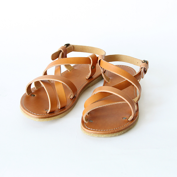 size36レザ-ストラップサンダル バイオ・画像