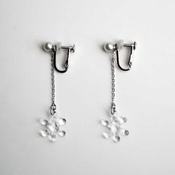 イヤリング【別注】 PEARL 雪・画像