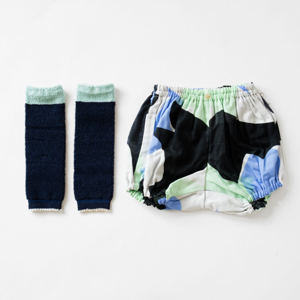 BOYベビ-かぼちゃパンツとレッグウォ-マ-・画像