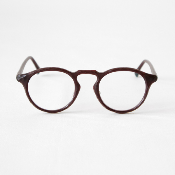 1.0鯖江 リ-ディンググラス えんじ色・画像