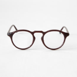 1.5鯖江 リ-ディンググラス えんじ色・画像