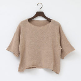 BEIGET-SHIRT LINO（リネンニットプルオ-バ-）・画像