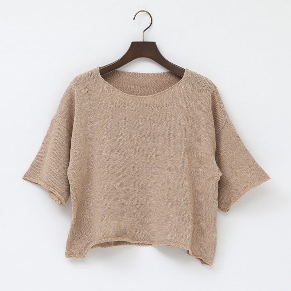 BEIGET-SHIRT LINO（リネンニットプルオ-バ-）・画像