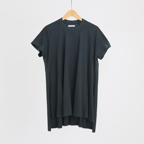 グリ-ングレ-ペル-綿 チュニック丈Tシャツ・画像