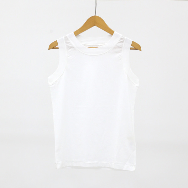 OFF WHITEカシミヤタッチ天竺 タンクトップ・画像