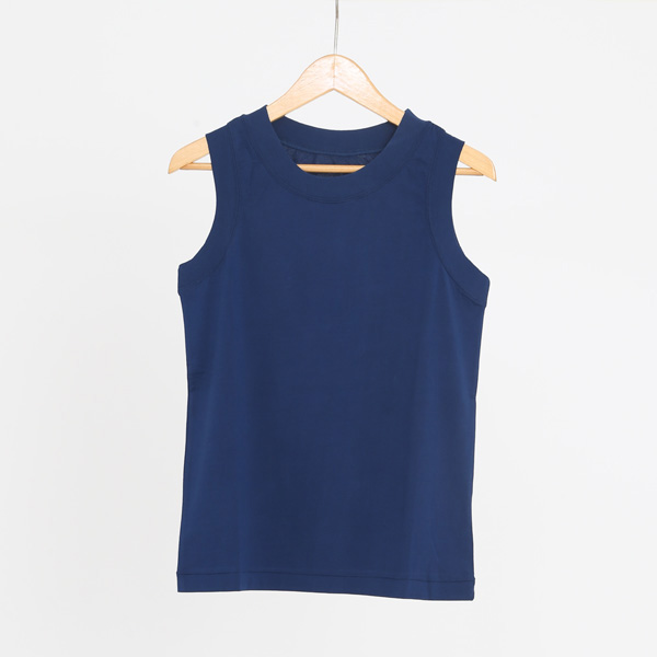 BLUEカシミヤタッチ天竺 タンクトップ・画像