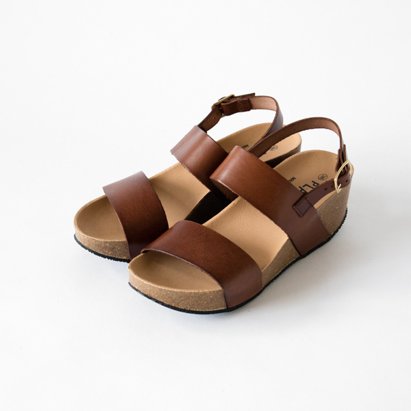 BROWN 40レザ- サンダル 275028・画像