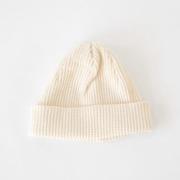 IVORYユニセックス WAFFLE KNIT CAP・画像