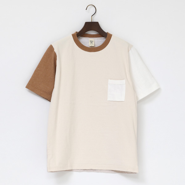 MULTI SARASHI/Sユニセックス DOTSUME ポケットTシャツ・画像