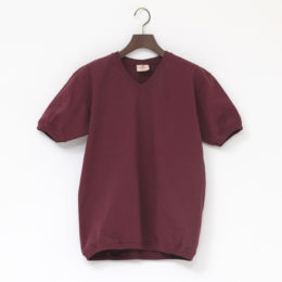 PLUM MVネック ショ-トスリ-ブ Tシャツ・画像