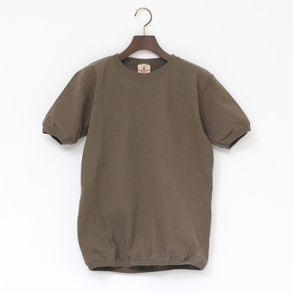 DK. KHAKI Mクル-ネック ショ-トスリ-ブ Tシャツ・画像