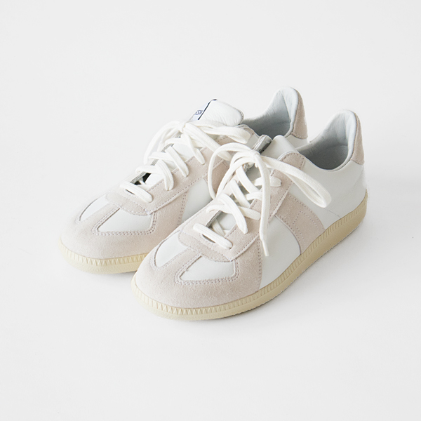 36スニ-カ- GERMAN ARMY TRAINER WHITE/ECRU・画像