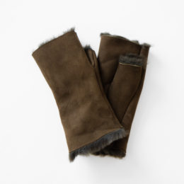 BAVIERA指なしシ-プスキンミトン・画像