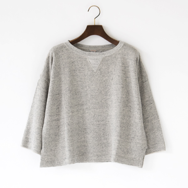 MELANGECHELSEA エアリネン裏毛プルオ-バ-・画像