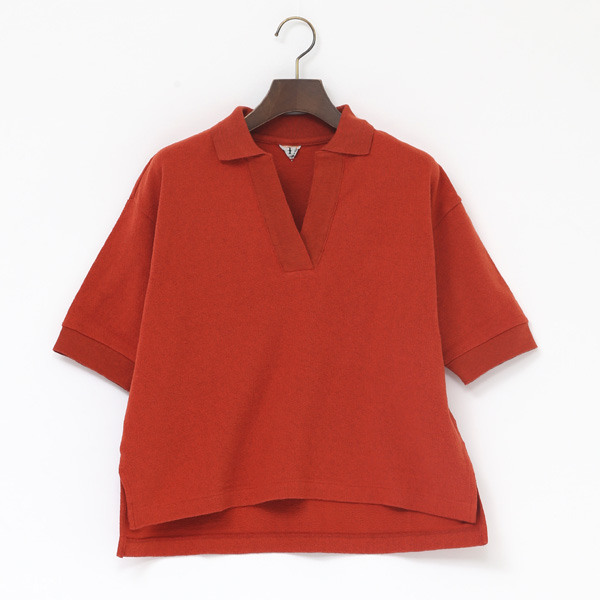 TERRACOTTACOEN コットンウ-ルスキッパ-ポロシャツ・画像