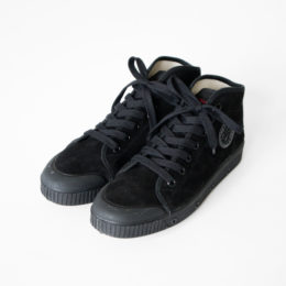 36ハイカットスニ-カ- B2 SUEDE VULCA BLACK・画像
