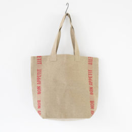 ROUGEリネンバッグ Bon Appetit・画像